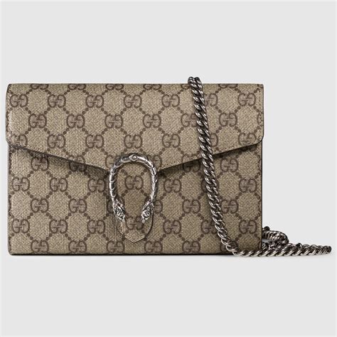 gucci dionysus leather wallet on chain|gucci interlocking wallet.